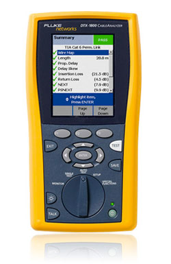 DTX CableAnalyzer™ Series  DTX-1800